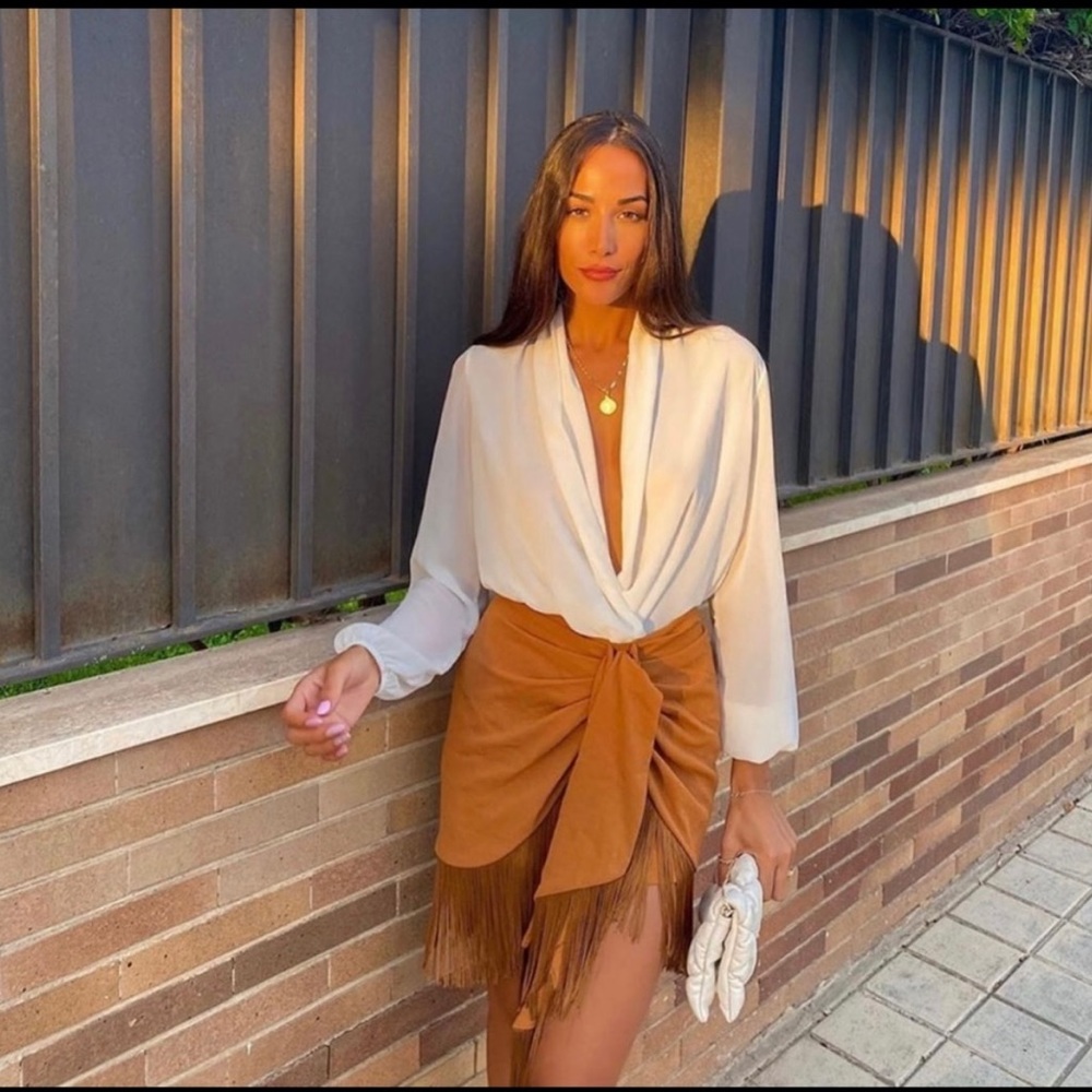 Zara Fringe Skirt